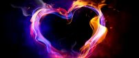 Heart on fire - Beautiful HD Valentine's Day wallpaper