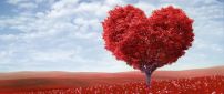 Wonderful magic love tree - Happy Valentine's Day
