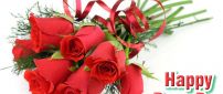 Love time - beautiful bouquet of roses - Valentine's Day