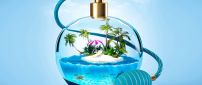Summer time and small island in a bottle - ingenious perfume