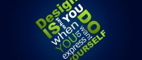 Creative design wallpaper - message to you