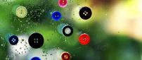 Abstract wallpaper - flying buttons
