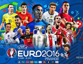 Football players from UEFA Euro 2016 teams - France 2016