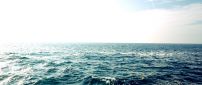 Wonderful view of the blue sea water - HD wallpaper