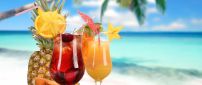 Delicious cocktail fruits - summer time