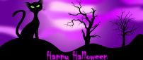 Purple witch night - Happy Halloween