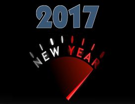 The New Year 2017 begin - HD wallpaper