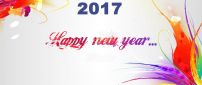 Colorful wallpaper - Happy New Year 2017