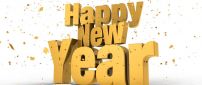 Happy New Year 2017 - Golden wallpaper