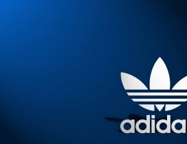 Blue wallpaper - Adidas sport brand - HD wallpaper