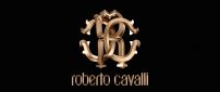 Luxury Roberto Cavalli Brand - Gold logo on the wallpaper