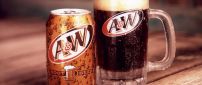 A W delicious Root beer - Fresh drink in summer holiday