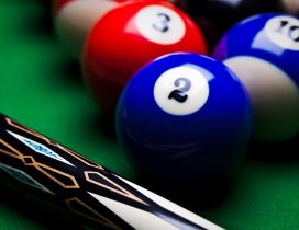 Macro sport wallpaper - Billiard pool game