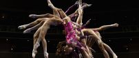 Wonderful gymnastic sport for women - Artistic moment