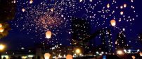 Millions candles in the sky - Wonderful lights in the night