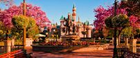 Entrance in Disneyland Paris - Magic world for children