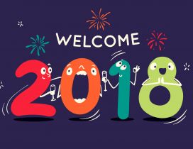 Welcome 2018 - Be a Happy and Good Year