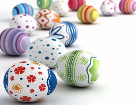 Magic moment for children - Happy Easter eggs