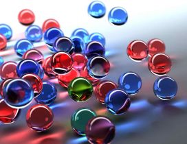 Gummy colorful bubbles - Abstract wallpaper