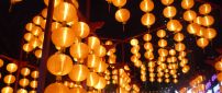 China town - Wall of lights magic moments