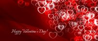 Digital art love wallpaper - Hearts from Valentines Day