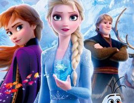 Discovering magic power for Anna - Frozen 2 kids movie
