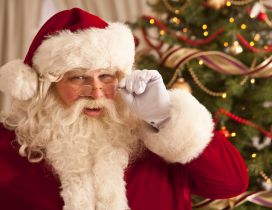 True Santa Claus is watching at you - Be good kid