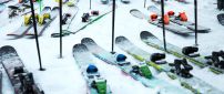 Ski Swaps full with snow - winter sport cold time