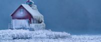 House on ice - Wonderful Winter season