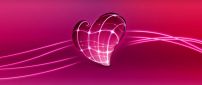 Wonderful digital art design-Pink heart on a pink background