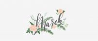 March month - First month of spring season - Flowers