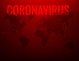 Hole world pandemic Coronavirus - Wash your hands