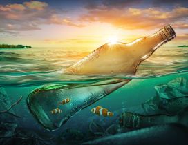 Oceans are not garbage - Save the planet and save the world