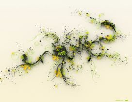 Abstract June month made from flowers - HD wallpaper