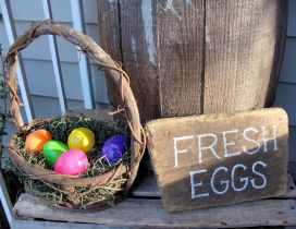 HD wallpaper - Fresh Eggs for Easter spring holiday