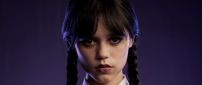 Scary face Wednesday Addams - wonderful movie 2022