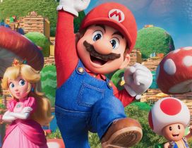 Super Mario very happy nintendo game and movie