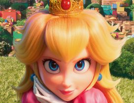 Big blue eyes - Princess Peach from Super Mario movie