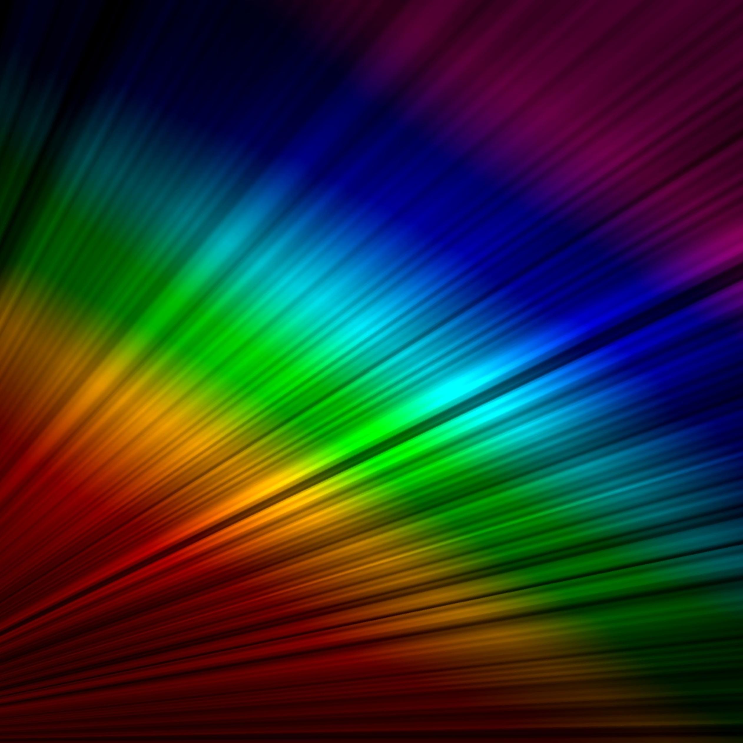 Rainbow on the desktop - HD wallpaper