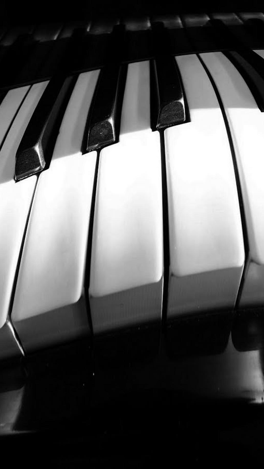 A curved piano - White and black HD wallpaper