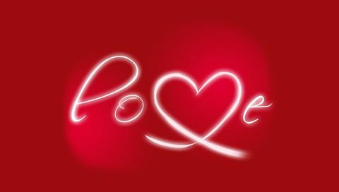 Red love wallpaper - HD Happy Valentine's Day